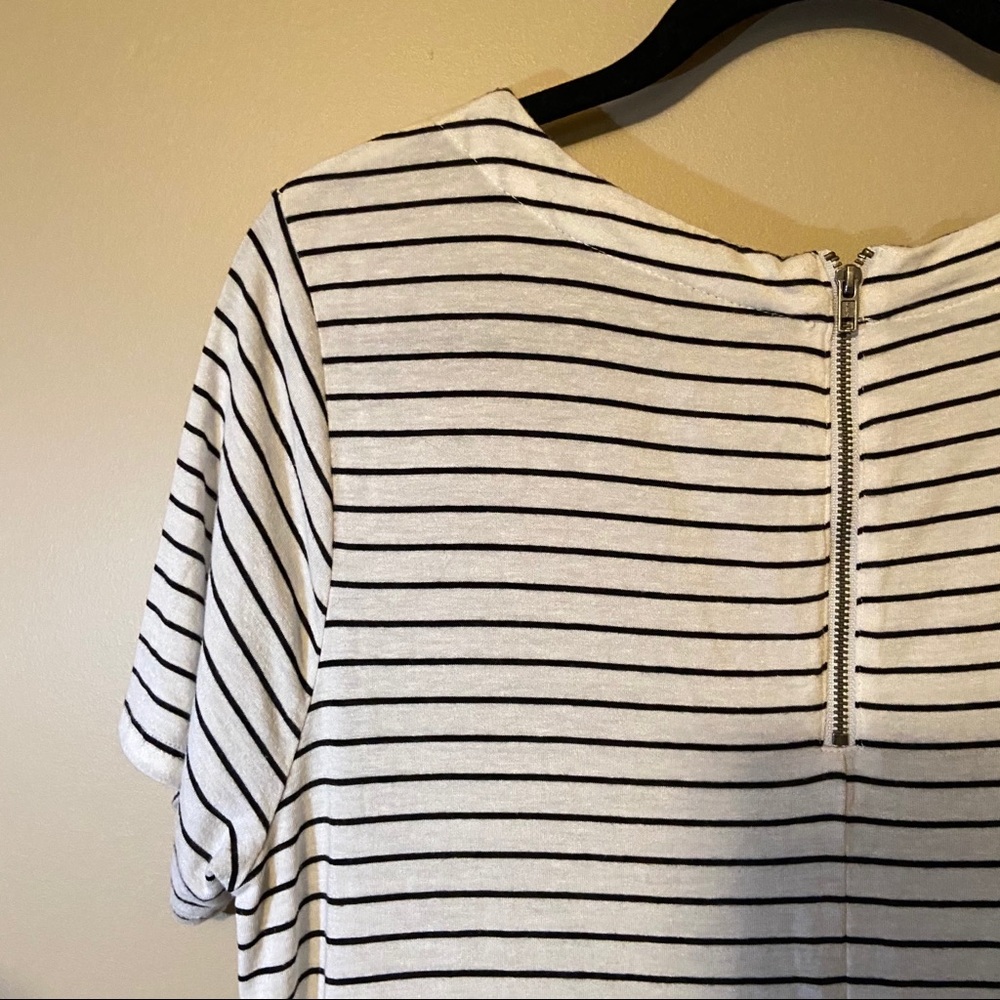 🌻2/$20 Merona Black and White Stripped Dress